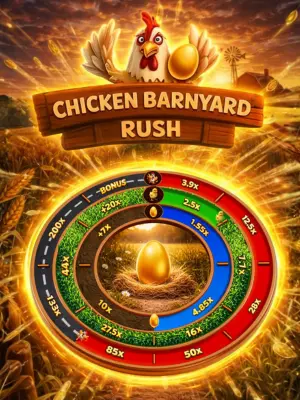Chicken Barnyard Rush slot at LuckyBoom